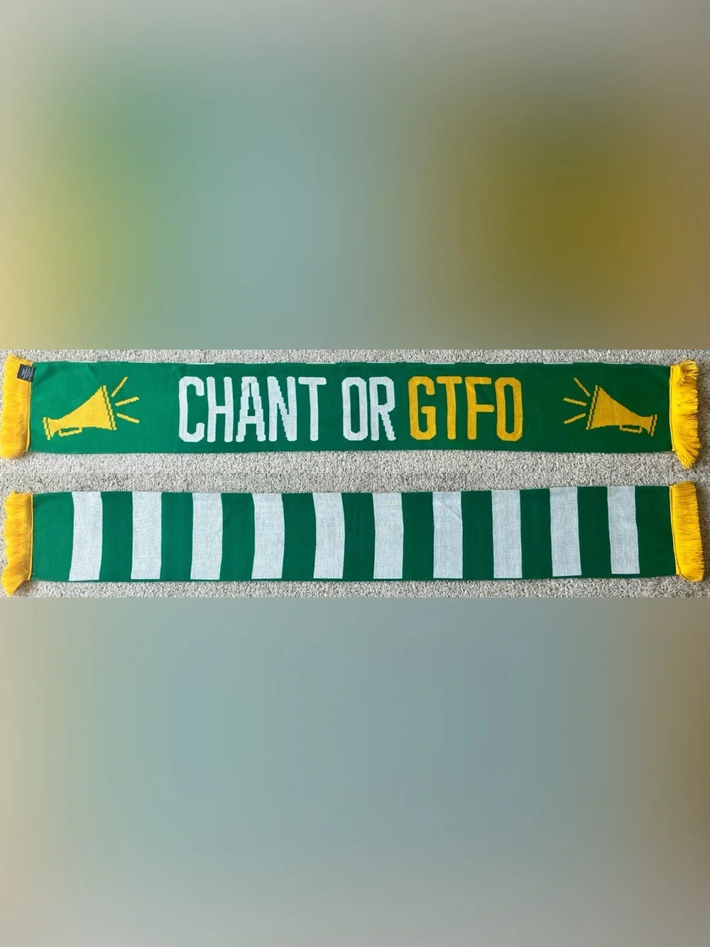 Portland Timbers Army Chant Or GTFO Soccer Scarf